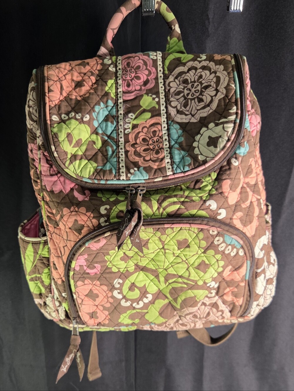 Vera Bradley Vintage Lola Print Backpack